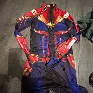Captain marvel body suit costume